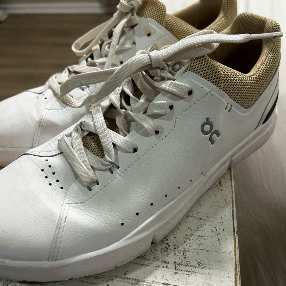 On Running Sneakers in White and Tan